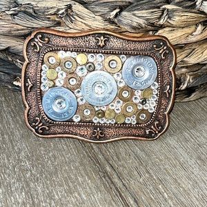 Pretty Hunter bullet buckle with Sorosky crystals